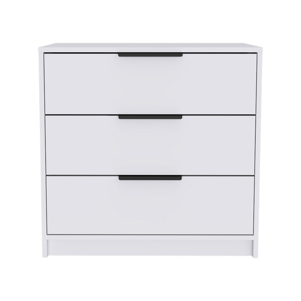 28" White Three Drawer Standard Chest HomeRoots