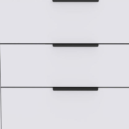 28" White Three Drawer Standard Chest HomeRoots