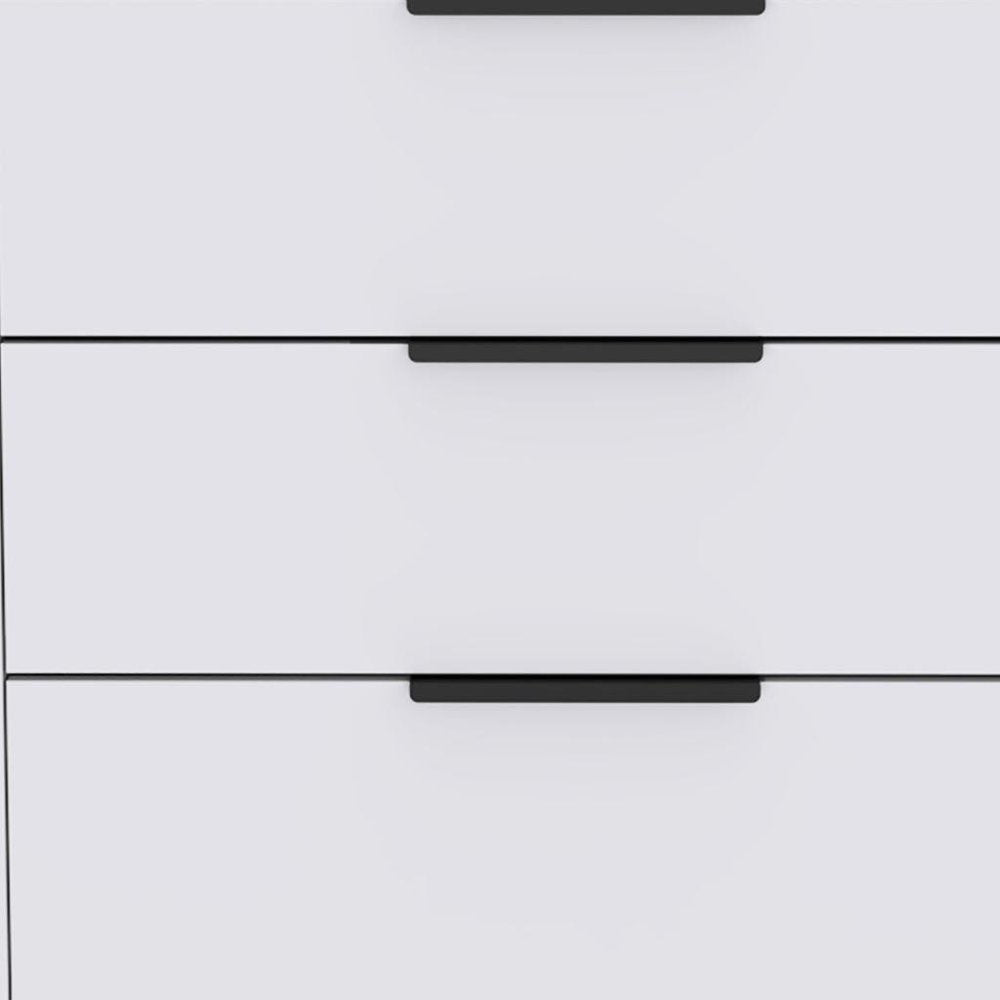 28" White Three Drawer Standard Chest HomeRoots