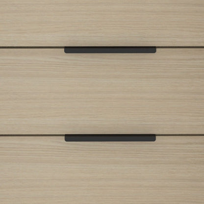 28" Brown And Black Three Drawer Dresser HomeRoots