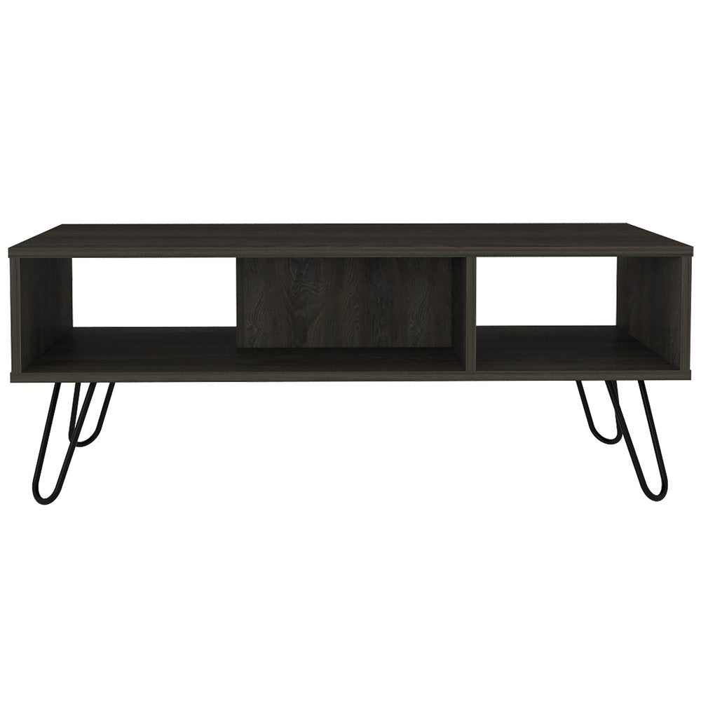 40" Carbon Espresso Manufactured Wood Rectangular Coffee Table HomeRoots