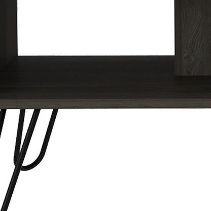 40" Carbon Espresso Manufactured Wood Rectangular Coffee Table HomeRoots