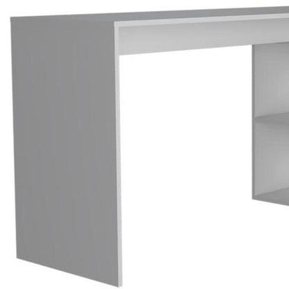 60" White L Shape Computer Desk HomeRoots