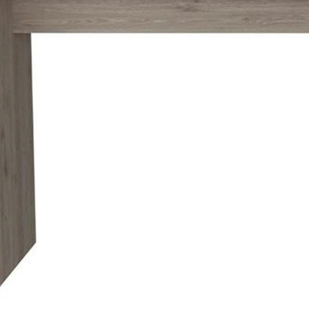 60" Light Gray L Shape Computer Desk HomeRoots