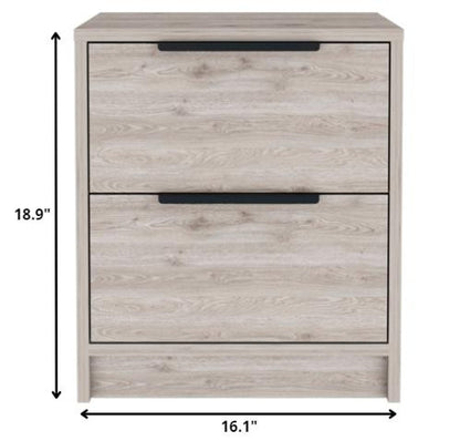 19" Wood One Drawer Nightstand HomeRoots