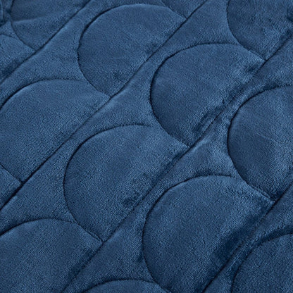 Navy Blue Shark Weighted Throw Blanket HomeRoots