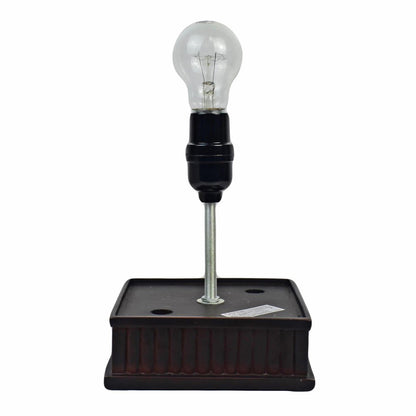 18" Tiffany Style Jeweled Dark Brown Base Table Lamp HomeRoots