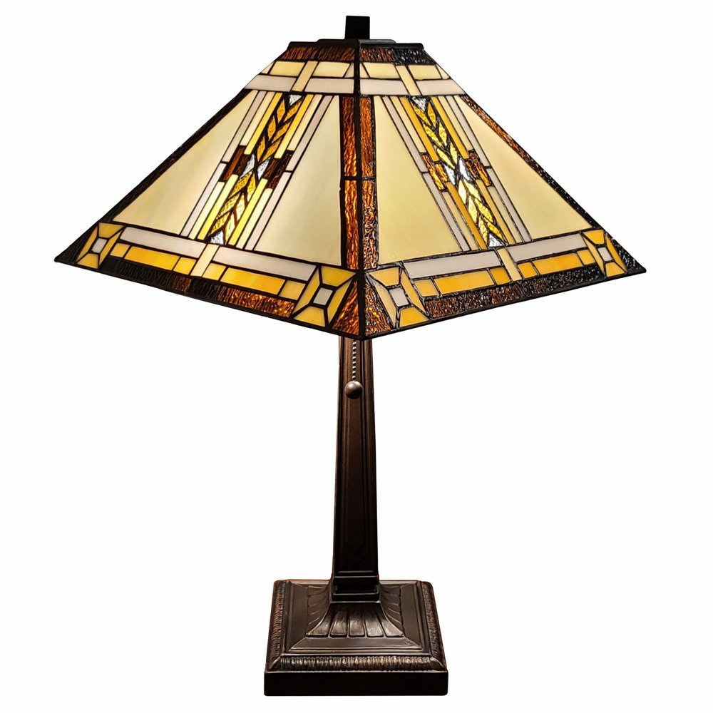 22" Dark Brown Metal Two Light Candlestick Table Lamp With Beige Shade HomeRoots