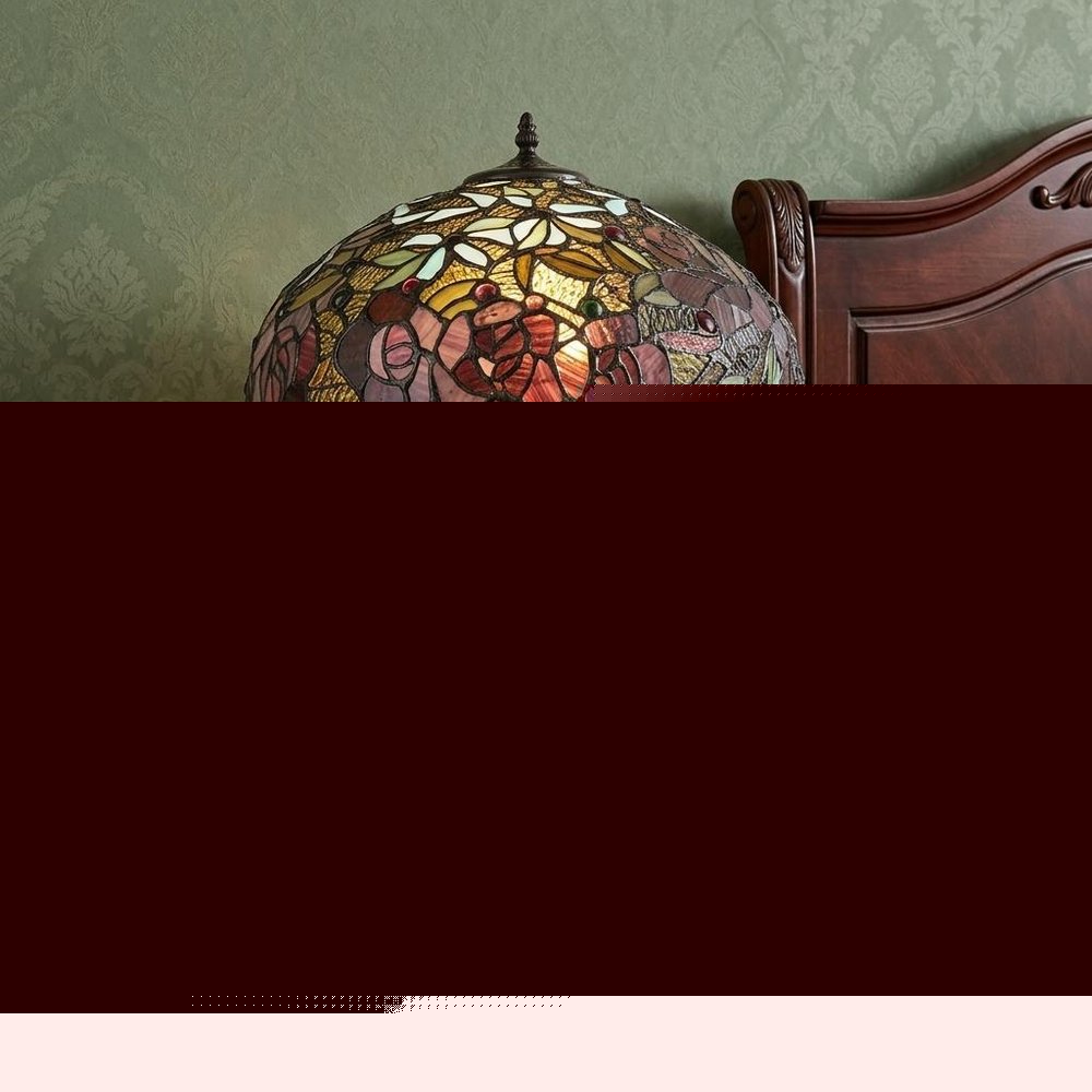 24" Dark Brown Metal Two Light Candlestick Table Lamp With Red Dome Shade HomeRoots