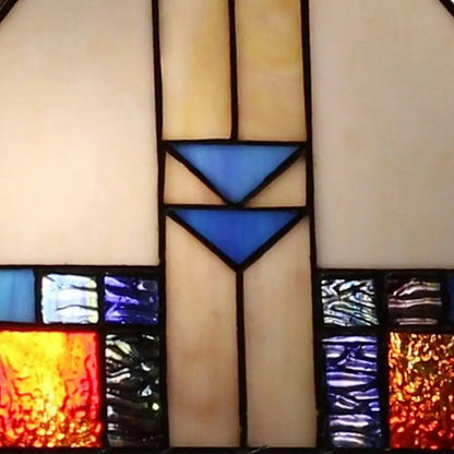 22" Dark Brown Metal Two Light Candlestick Table Lamp With Off White Empire Shade HomeRoots