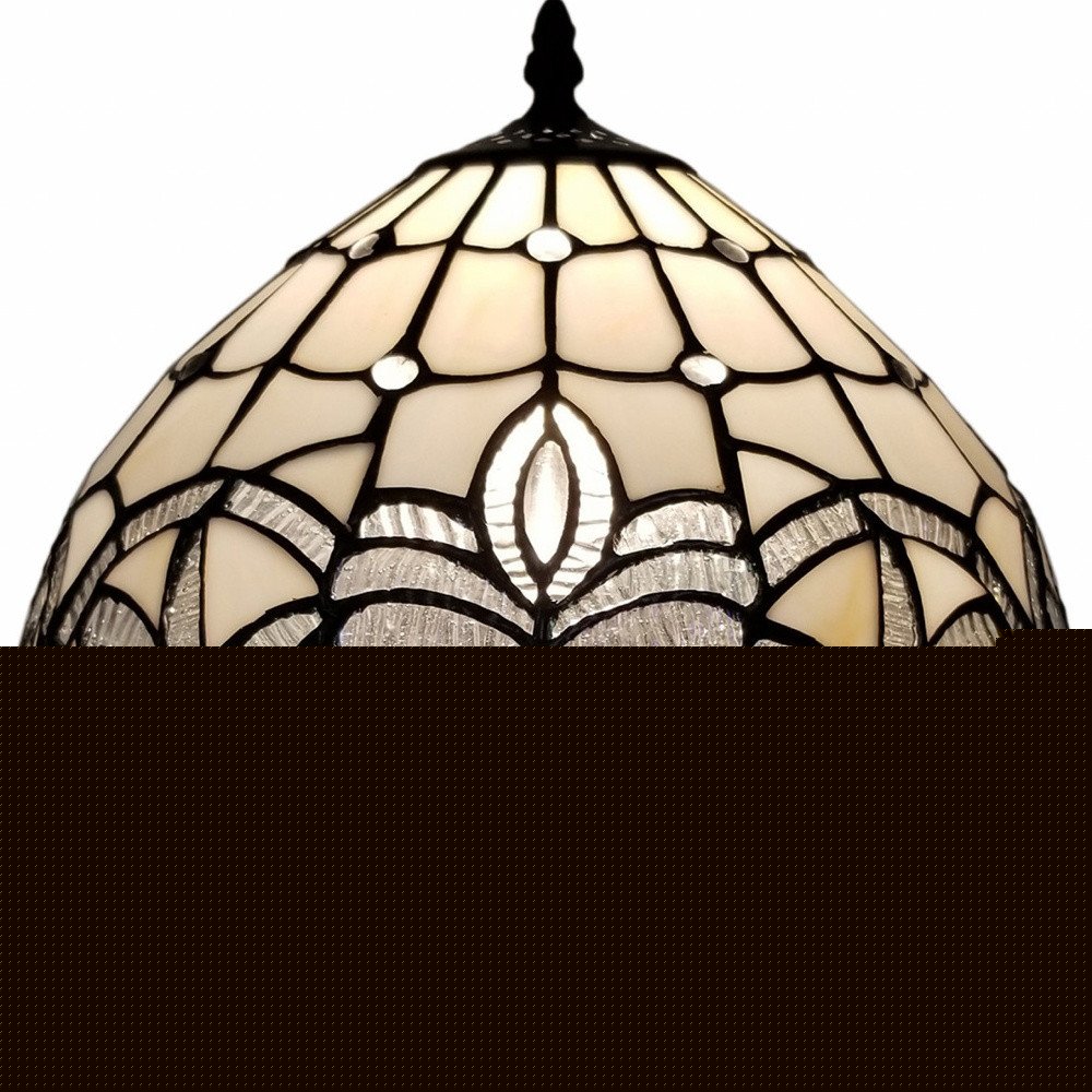 19" Dark Brown Metal Candlestick Table Lamp With White Dome Shade HomeRoots