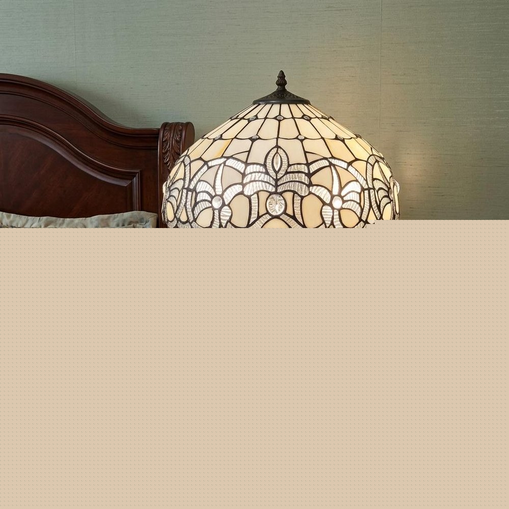 23" Dark Brown Metal Two Light Candlestick Table Lamp With White Shade HomeRoots