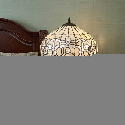 23" Dark Brown Metal Two Light Candlestick Table Lamp With White Shade HomeRoots