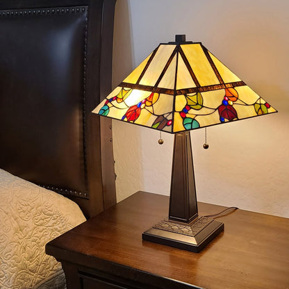 22" Dark Brown Metal Two Light Candlestick Table Lamp With White Shade HomeRoots