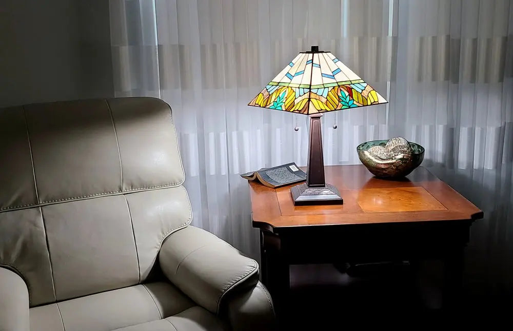 22" Dark Brown Metal Two Light Candlestick Table Lamp With White Shade HomeRoots