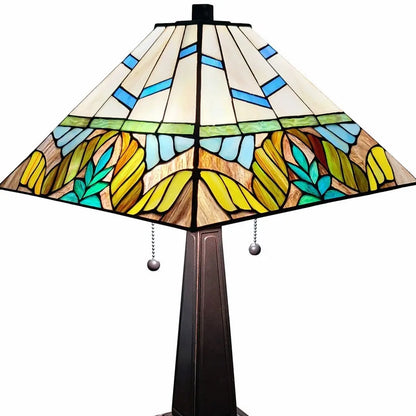 22" Dark Brown Metal Two Light Candlestick Table Lamp With White Shade HomeRoots