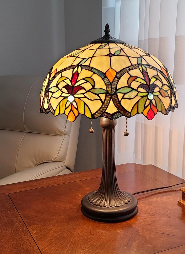 23" Dark Brown Metal Two Light Candlestick Table Lamp With White Shade HomeRoots