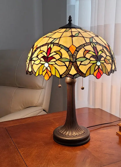 23" Dark Brown Metal Two Light Candlestick Table Lamp With White Shade HomeRoots