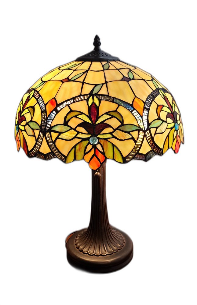 23" Dark Brown Metal Two Light Candlestick Table Lamp With White Shade — view 5