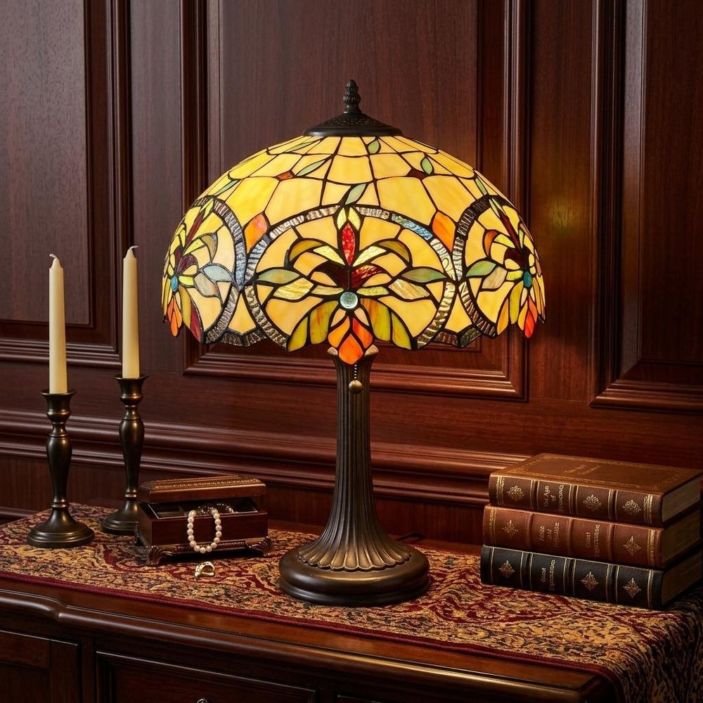 23" Dark Brown Metal Two Light Candlestick Table Lamp With White Shade HomeRoots