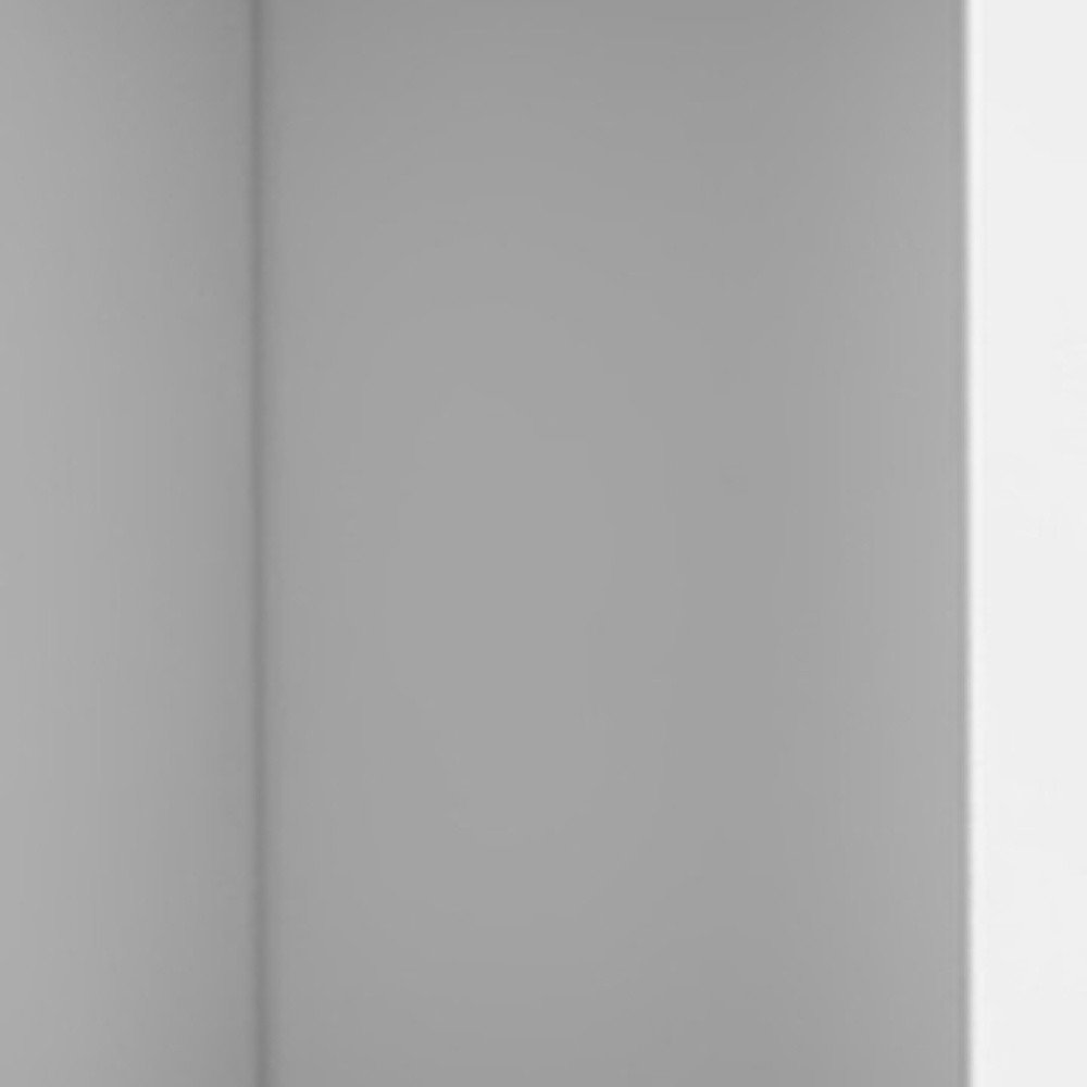 59" White Wood Wall Mounted Accent Cabinet With Four Doors HomeRoots