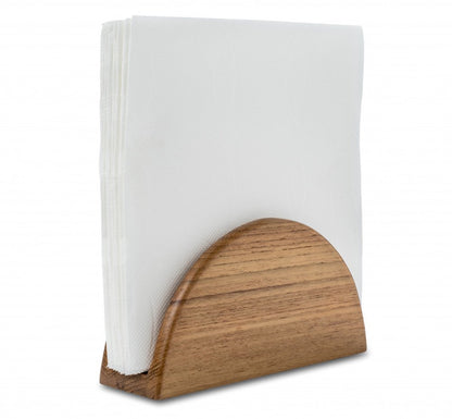 Free Standing 5.88 " Wood Napkin Holder HomeRoots