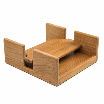 Free Standing 7.38 " Wood Napkin Holder HomeRoots