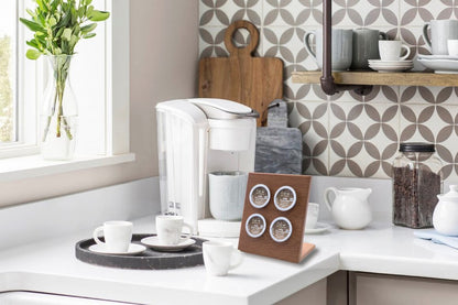 Free Standing 6.00 " Wood Coffee Storage & Accessories HomeRoots