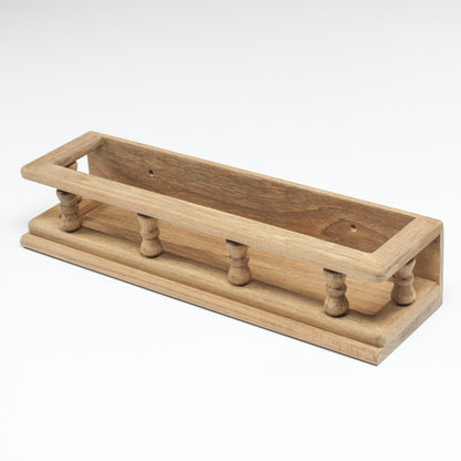 Wall Mounted 14.00 " Wood Spice Rack HomeRoots