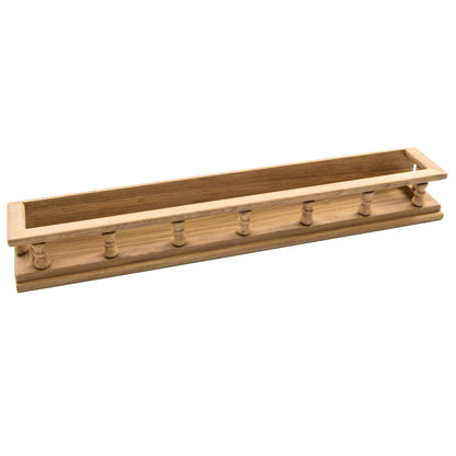 Wall Mounted 23.50 " Wood Spice Rack