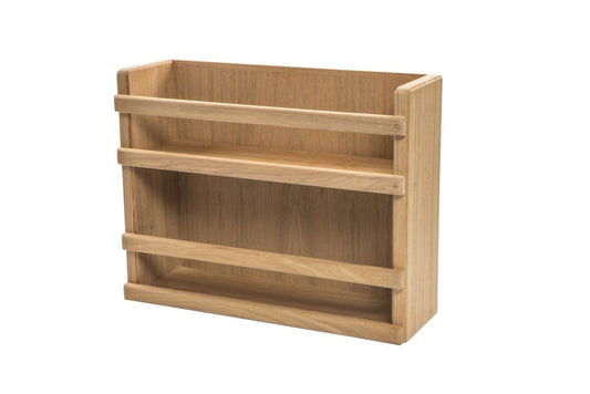 Wall Mounted 13.13 " Wood Spice Rack HomeRoots