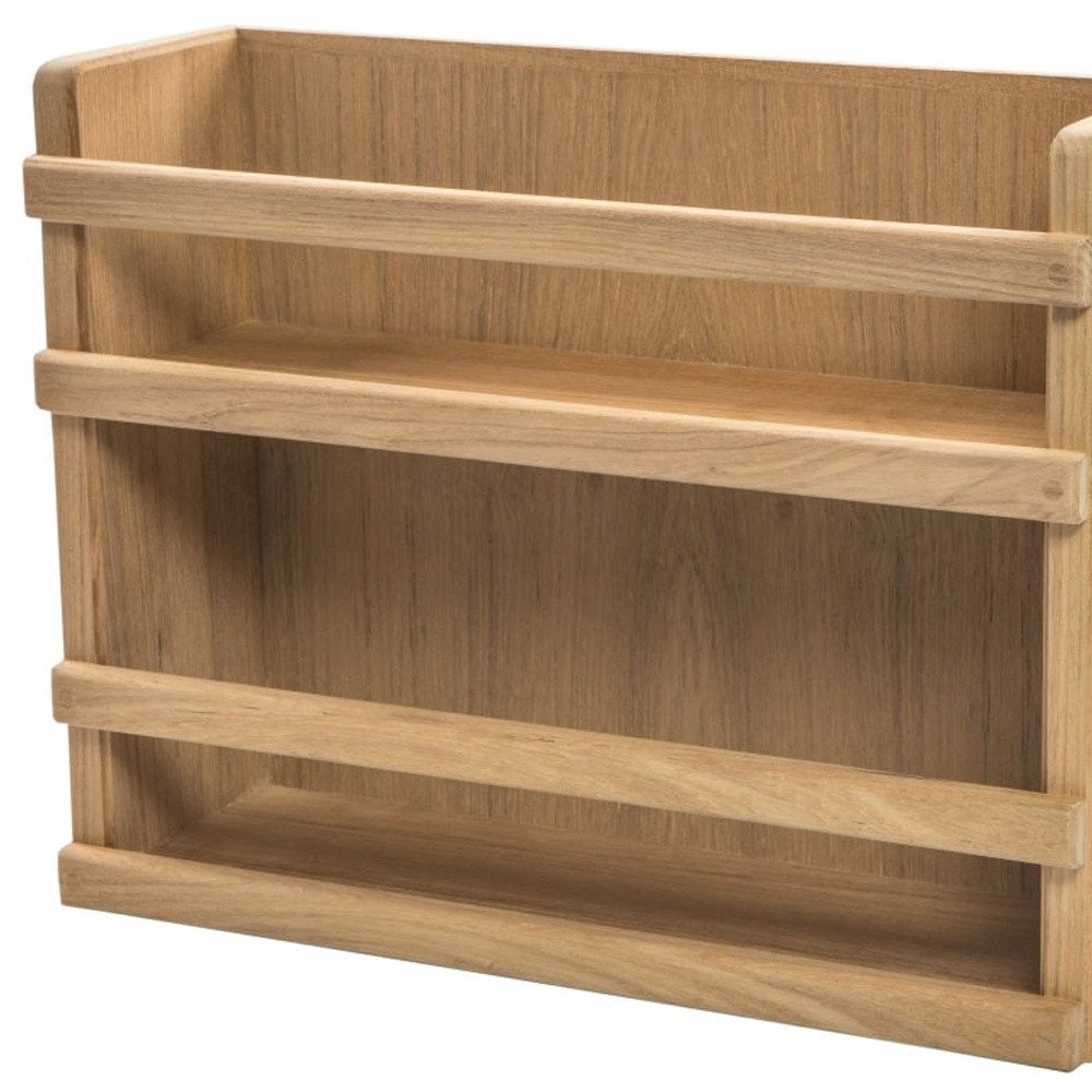 Wall Mounted 13.13 " Wood Spice Rack HomeRoots