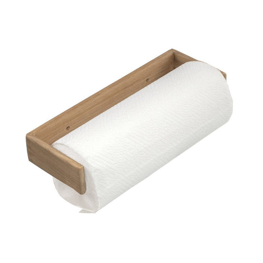 Wall Mounted 12.25 " Wood Paper Towel Holder HomeRoots