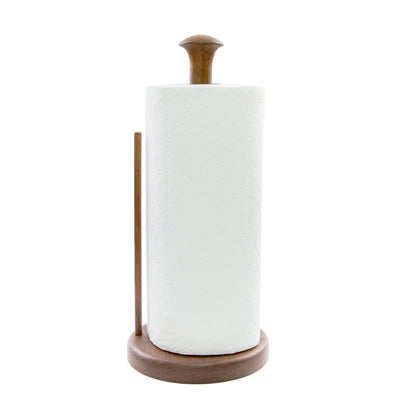 Free Standing 5.88 " Wood Paper Towel Holder HomeRoots