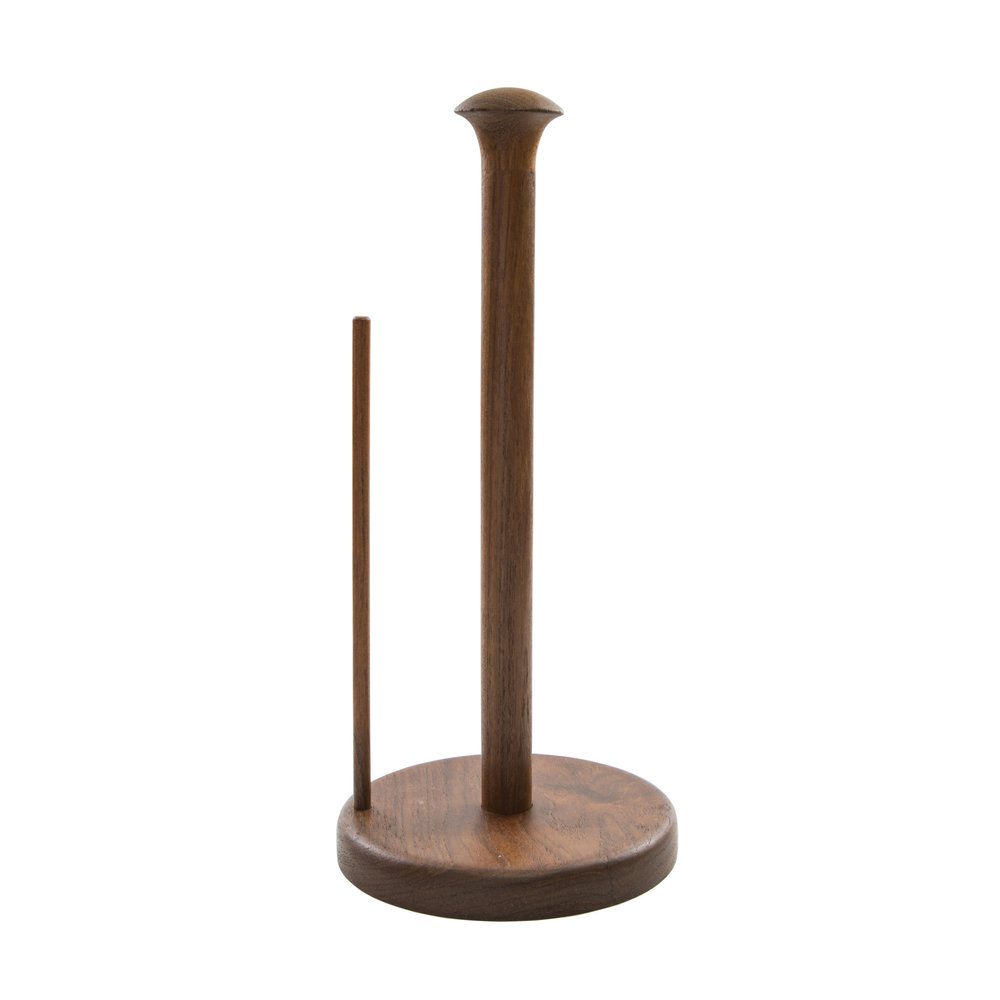 Free Standing 5.88 " Wood Paper Towel Holder HomeRoots