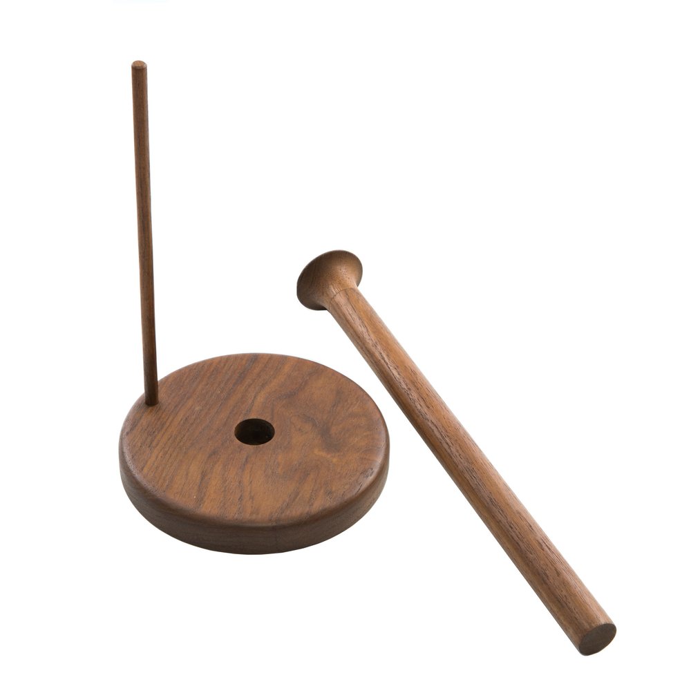 Free Standing 5.88 " Wood Paper Towel Holder — view 3