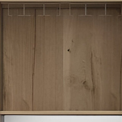 23" Oak Wood Bar Cabinet With Two Doors