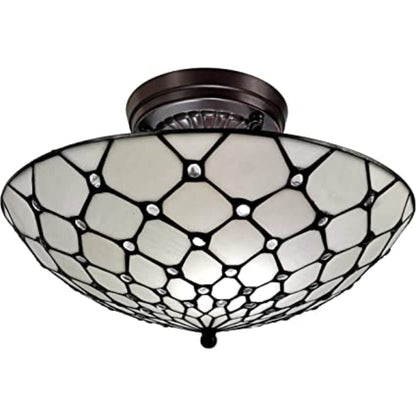 Black And White Unique Statement Two Light Solid Wood Dimmable Chandelier With Black And White Shades