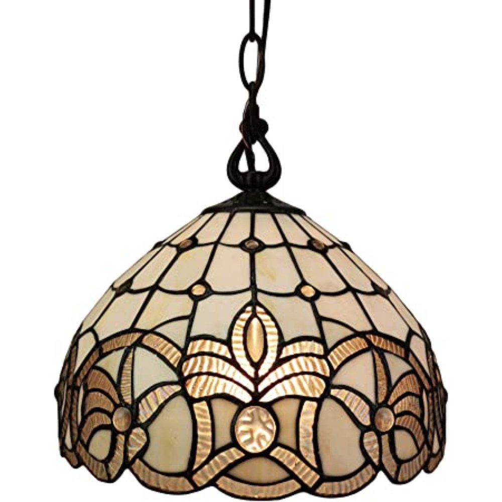 Black And White Unique Statement Glass Dimmable Chandelier With Black And White Shades — view 1