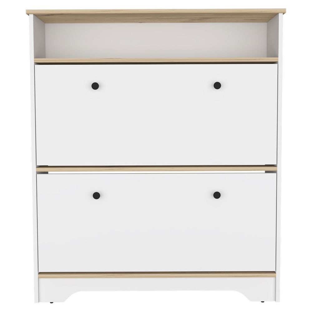 Oak Twelve Pair Shoe Rack HomeRoots