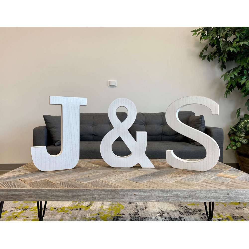 16" White Distressed Wood Letter K Tabletop Sculpture HomeRoots