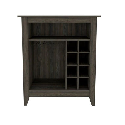 Espresso Bar Cart With Wine Storage HomeRoots