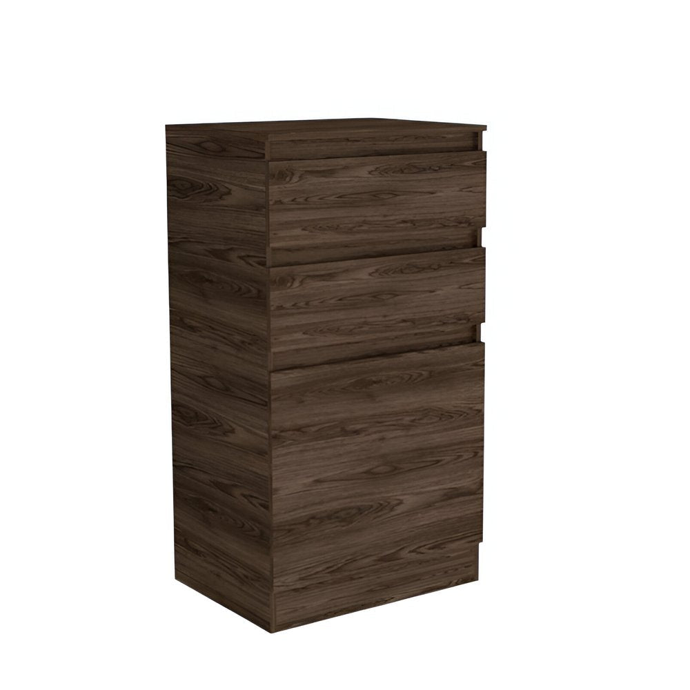 23" Dark Brown Wood Two Drawer Dresser HomeRoots