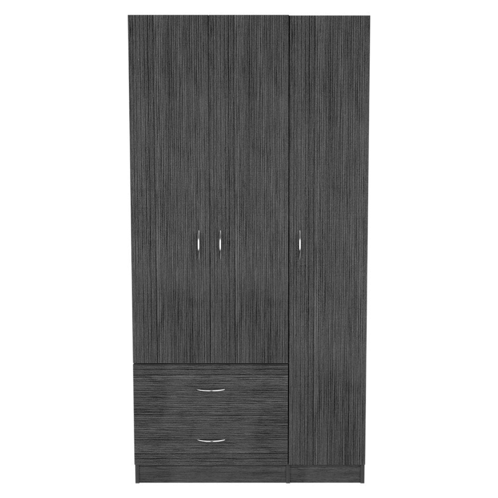 71" Gray And White Wood Two Drawer Combo Dresser HomeRoots