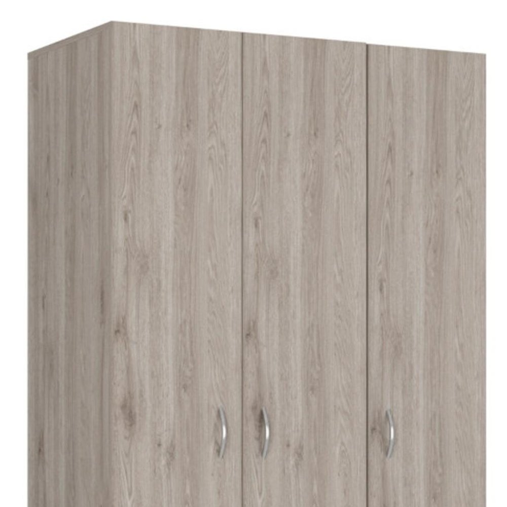 71" Light Gray Wood Two Drawer Combo Dresser HomeRoots
