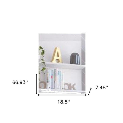 White WoodShoe Storage Cabinet HomeRoots