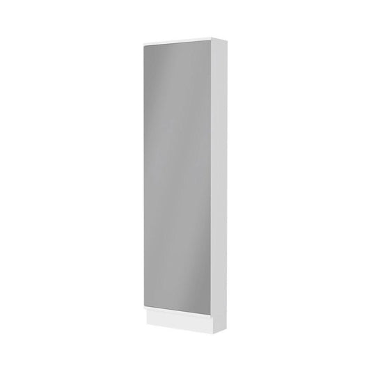 White WoodShoe Storage Cabinet