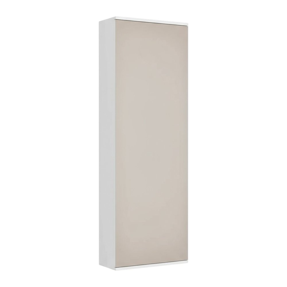White Ten Pair Wall Mounted WoodShoe Rack HomeRoots