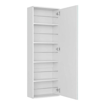 White Ten Pair Wall Mounted WoodShoe Rack HomeRoots