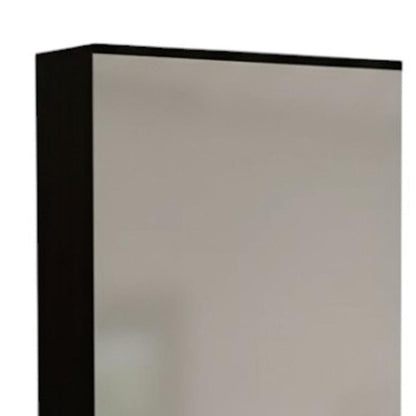 Dark Brown Ten Pair Wall Mounted WoodShoe Rack HomeRoots